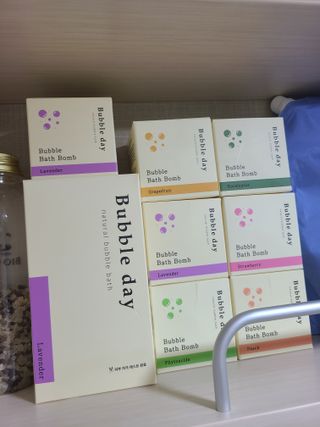 버블데이 배쓰밤 거품입욕제 버블바 6종 — 5점을 준 리뷰어가 2021년 9월 올린 사용 사진