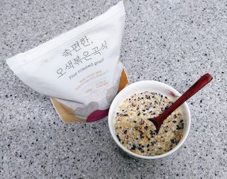 그레잇푸드 유기농 곡물로 만든 속편한 오색 볶은곡식 2봉 — 5점을 준 리뷰어가 2021년 2월 올린 사용 사진