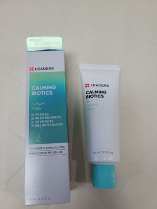 리더스코스메틱 리더스 카밍 바이오틱스 크림 마스크 — 2점을 준 리뷰어가 2021년 6월 올린 사용 사진