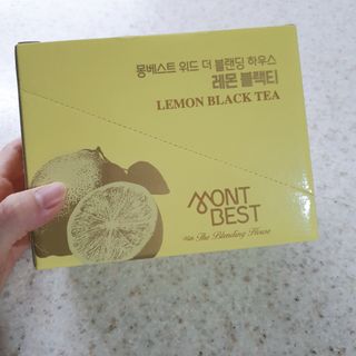 몽베스트 위드더 블랜딩 하우스 _레몬 블랙티 — 5점을 준 리뷰어가 2023년 1월 올린 사용 사진