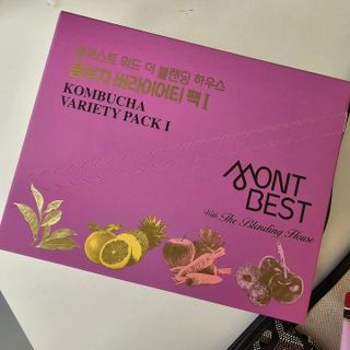 [몽베스트] 위드더 블랜딩 하우스 콤부차 _ 버라이어티팩 — 5점을 준 리뷰어가 2024년 4월 올린 사용 사진