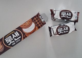 롯데제과 롯샌 카페크런치 — 5점을 준 리뷰어가 2021년 10월 올린 사용 사진