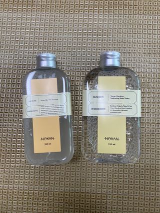 [녹산] 비건 대나무 밸런싱 수분 토너 + 비건 바이오 비타 에센스 — 5점을 준 리뷰어가 2022년 10월 올린 사용 사진