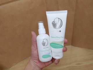mom e 맘이 내추럴 베이비 케어 크림+바디오일 — 5점을 준 리뷰어가 2021년 1월 올린 사용 사진