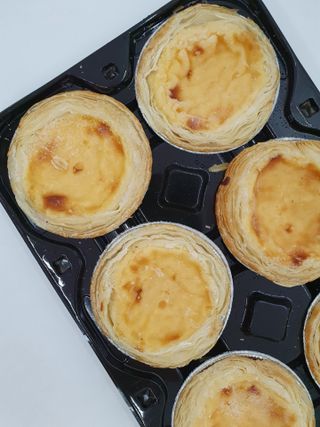 디앙뜨 포르투갈 에그타르트 오리지널 맛+패션후르츠+초콜릿타르트 맛 중 택1 — 5점을 준 리뷰어가 2021년 8월 올린 사용 사진