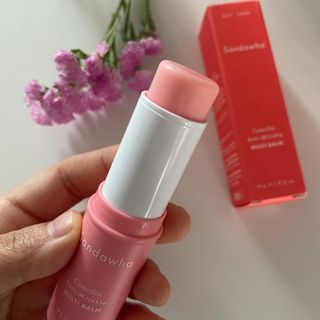 스킨큐어 산다화 카멜리아 안티 링클 멀티밤 — 5점을 준 리뷰어가 2023년 2월 올린 사용 사진