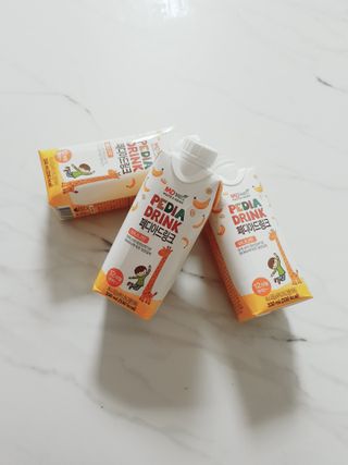 메디웰 페디아드링크 미니 바나나맛 — 5점을 준 리뷰어가 2021년 7월 올린 사용 사진