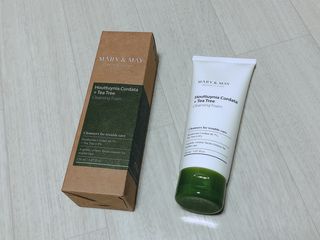 마리엔메이 센서티브 수딩 젤 크림 + 어성초 티트리 추출물 세럼 + 어성초 티트리 모공 클렌징 폼 — 5점을 준 리뷰어가 2021년 8월 올린 사용 사진