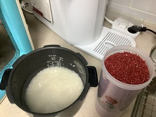 하나로라이스 기능성쌀 5종 1kg  환경을 생각한 다회용 용기 사용 — 5점을 준 리뷰어가 2022년 1월 올린 사용 사진