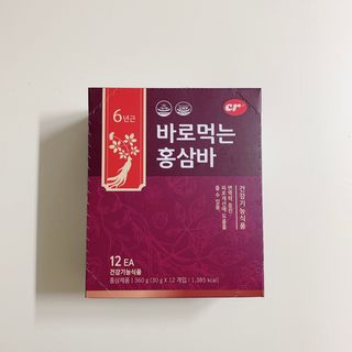씨알푸드 건강기능식품 6년근 홍삼 함유, 바로먹는 홍삼바 30g 12개입 — 4점을 준 리뷰어가 2022년 3월 올린 사용 사진