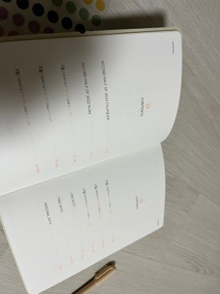 리훈 2022년 이야기다이어리 그란데 하반기(7-12월, 6개월) — 5점을 준 리뷰어가 2022년 6월 올린 사용 사진