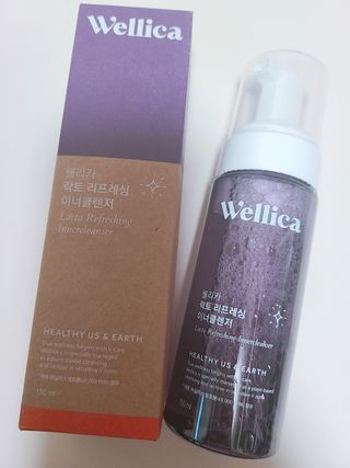 웰리카_V CARE 웰리카 락토 리프레싱 이너클렌저 — 5점을 준 리뷰어가 2021년 1월 올린 사용 사진