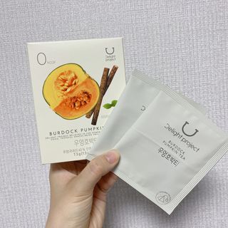 딜라이트 프로젝트 블렌딩티 우엉호박티, 히비후르츠티, 쟈스민캐모티 — 5점을 준 리뷰어가 2021년 7월 올린 사용 사진