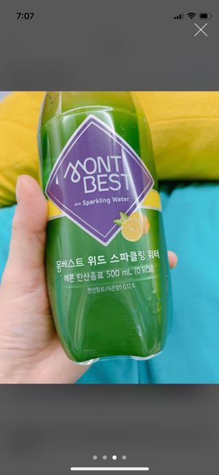몽베스트 Montbest with Sparkling water Lemon OR Lime 20병(랜덤) — 4점을 준 리뷰어가 2022년 11월 올린 사용 사진