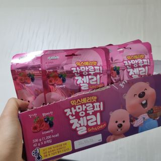 [팔도] 잔망루피젤리 믹스베리맛 42g 8개 — 5점을 준 리뷰어가 2022년 2월 올린 사용 사진
