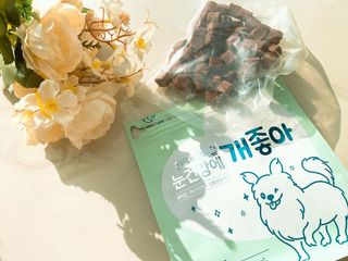 My Pet Care 천연단백질 눈건강에 개좋아 — 5점을 준 리뷰어가 2021년 1월 올린 사용 사진