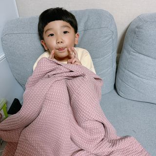[쿠쿠드림] 완벽 항균 아기 애착이불 — 4.5점을 준 리뷰어가 2022년 12월 올린 사용 사진
