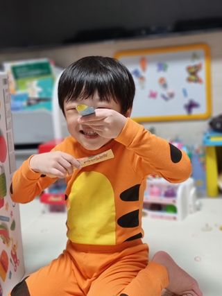 다나음 셀렌에 빠진 아연면역젤리 열대과일맛+사과맛 — 5점을 준 리뷰어가 2023년 1월 올린 사용 사진