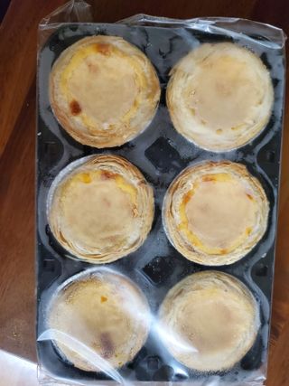 디앙뜨 포르투갈 에그타르트 오리지널 맛+패션후르츠+초콜릿타르트 맛 중 택1 — 5점을 준 리뷰어가 2021년 8월 올린 사용 사진