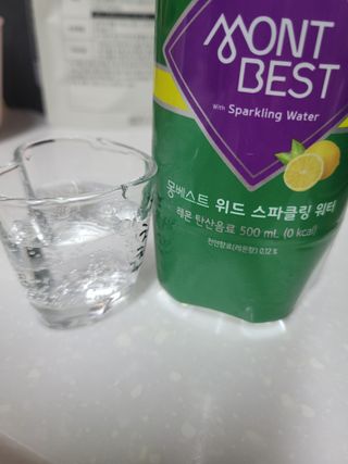 몽베스트 Montbest with Sparkling water Lemon OR Lime 20병(랜덤) — 5점을 준 리뷰어가 2021년 10월 올린 사용 사진