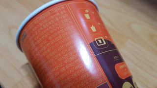 유비쿡 컵떡볶이 매운컵떡볶이2개/ 짜장컵떡볶이 2개  총 4개세트 — 4.5점을 준 리뷰어가 2021년 3월 올린 사용 사진