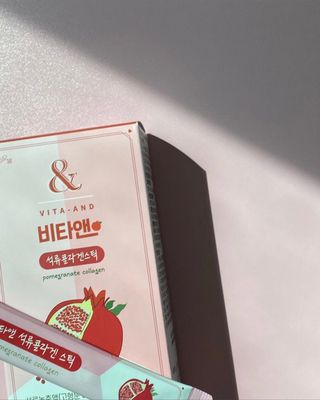 비타앤 석류콜라겐스틱 — 5점을 준 리뷰어가 2021년 5월 올린 사용 사진