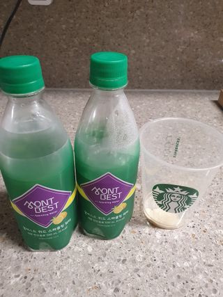 몽베스트 Montbest with Sparkling water Lemon OR Lime 20병(랜덤) — 4.5점을 준 리뷰어가 2022년 8월 올린 사용 사진