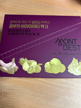 [몽베스트] 위드 더 블랜딩 하우스 콤부차 _ 버라이어티팩II — 5점을 준 리뷰어가 2024년 3월 올린 사용 사진