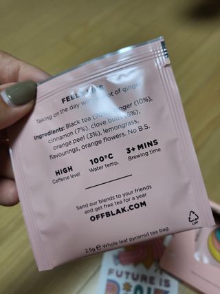 [오프블랙] 아침을 상큼하게 시작하는 에너지티! 유아골든 블렌딩홍차 12T — 4.5점을 준 리뷰어가 2021년 11월 올린 사용 사진