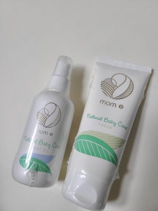 mom e 맘이 내추럴 베이비 케어 크림+바디오일 — 5점을 준 리뷰어가 2021년 1월 올린 사용 사진