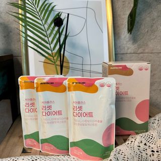 [경남제약헬스케어] 케어플러스 리셋 다이어트 청포도맛 100ml X 5포 (5일분) — 3.5점을 준 리뷰어가 2023년 4월 올린 사용 사진