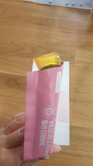 주식회사 얼굴반쪽 [얼굴반쪽 가르시니아 2,800mg] x 14포 1주 젤리 다이어트 보조제 체지방감소 — 5점을 준 리뷰어가 2021년 10월 올린 사용 사진