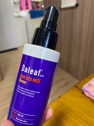달리프 글램 헤어 데오미스트 100ml 라벤더 or 플라워 — 3점을 준 리뷰어가 2021년 1월 올린 사용 사진