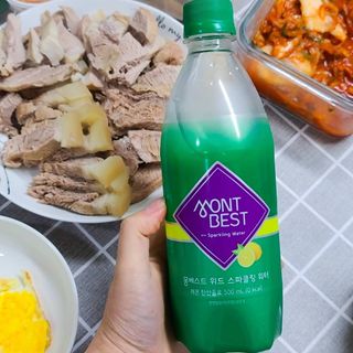 몽베스트 Montbest with Sparkling water Lemon OR Lime 20병(랜덤) — 5점을 준 리뷰어가 2021년 10월 올린 사용 사진