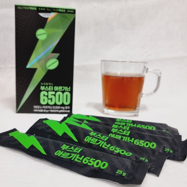 [뉴트립] 🔥고함량🔥 부스터 아르기닌 6500 (25g x 15포) 리뷰 사진