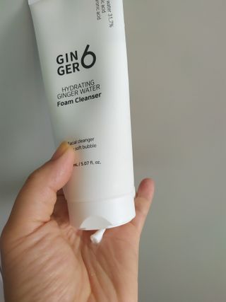 GINGER6 하이드레이팅 진저 워터 폼클렌징 — 4.5점을 준 리뷰어가 2021년 10월 올린 사용 사진