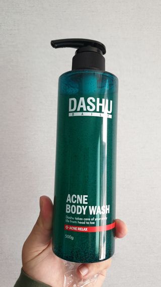 다슈코리아 다슈 데일리 아크네 릴렉스 바디워시 500ml — 4점을 준 리뷰어가 2021년 6월 올린 사용 사진