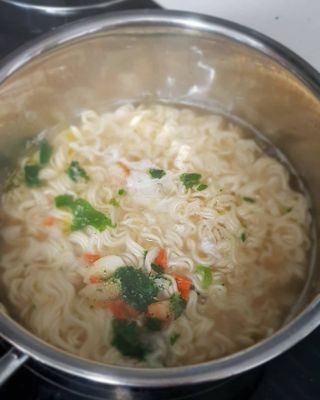 [풀무원] 자연은맛있다 정면, 백면, 홍면  세트 — 5점을 준 리뷰어가 2021년 4월 올린 사용 사진