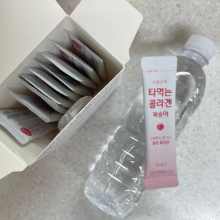 [음료수 대신 가능!]  빠르게 흡수되는 아임오 타먹는 콜라겐 1박스 — 5점을 준 리뷰어가 2023년 3월 올린 사용 사진