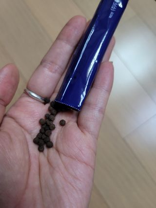 똥기사의 케이푸드 화이버슬림 — 3.5점을 준 리뷰어가 2020년 12월 올린 사용 사진