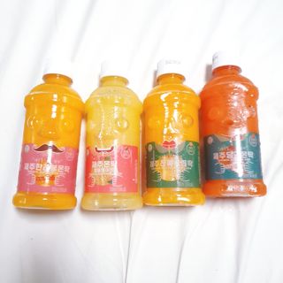 탐라원 제주의 맛, 몬딱주스 4종세트 - 한라봉몬딱주스, 천혜향몬딱주스, 청귤에이드, 당근몬딱주스 — 5점을 준 리뷰어가 2021년 7월 올린 사용 사진