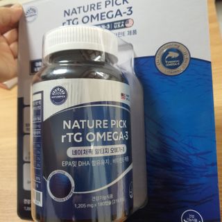 서울약사신협 네이처픽_알티지오메가3_1,205mg x 180캡슐 — 5점을 준 리뷰어가 2021년 9월 올린 사용 사진