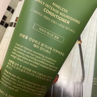 나인리스 데일리 인텐스 너리싱 컨디셔너 200ml / 6.76 fl.oz — 5점을 준 리뷰어가 2021년 11월 올린 사용 사진