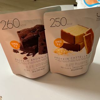 신상품) 딜라이트 프로젝트 프로틴  브라우니칩/ 카스테라칩 총 6EA — 4.5점을 준 리뷰어가 2022년 5월 올린 사용 사진
