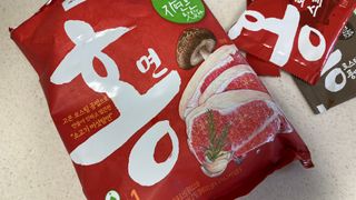 [풀무원] 자연은맛있다 정면, 백면, 홍면  세트 — 4점을 준 리뷰어가 2021년 4월 올린 사용 사진
