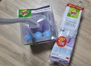 3M 스카치브라이트 크린스틱 베이킹소다 핸들 + 리필 9입 + 캐디증정 — 5점을 준 리뷰어가 2023년 9월 올린 사용 사진