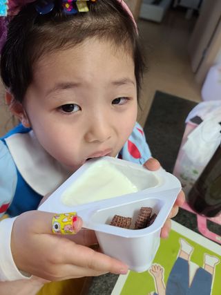 매일바이오 토핑요거트 — 5점을 준 리뷰어가 2021년 5월 올린 사용 사진