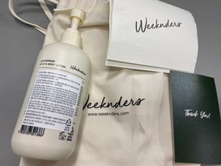 [위켄더스] 끈적임 없이 수분감을 채워주는 핸드& 바디로션 1종 랜덤발송 — 5점을 준 리뷰어가 2022년 5월 올린 사용 사진