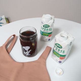 셀렉스스포츠 셀렉스 스포츠 웨이 프로틴 복숭아_ 330ml x 12팩 — 5점을 준 리뷰어가 2021년 3월 올린 사용 사진