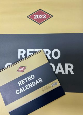 리훈 2023년 레트로 인테리어 벽달력 + 탁상달력 — 5점을 준 리뷰어가 2022년 10월 올린 사용 사진